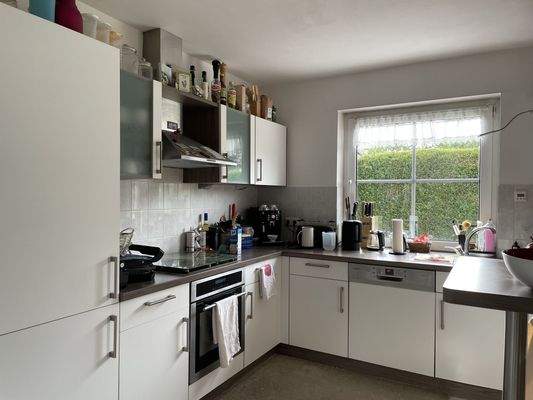 Moderne Küche mit Theke