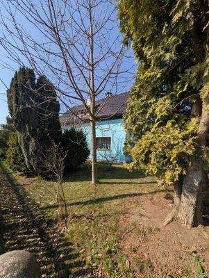 Ansicht Haus mit Garten