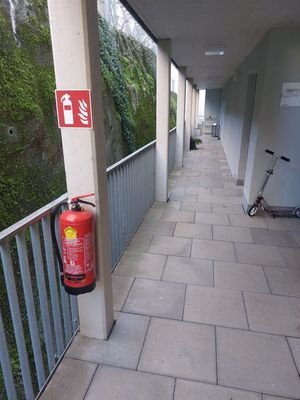 Eingangsseite der Wohnanlage
