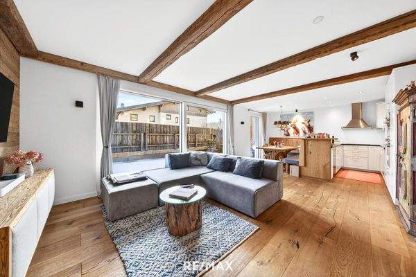 Wohn-Essbereich und Küche