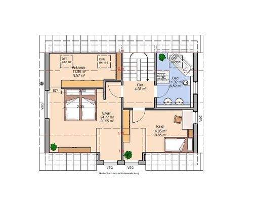 Grundriss Dachgeschoss