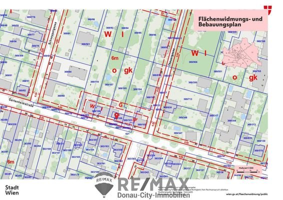 4. Baugrund Eigenheim 1220 Wien Karte