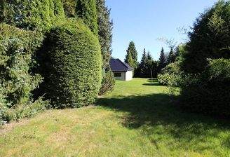 Blick auf das Grundstück