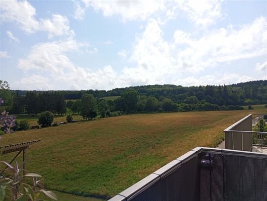 Weitblick vom Balkon