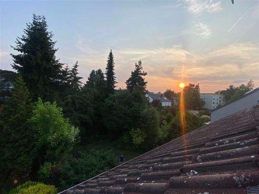 Sonnenuntergang vom DG