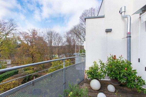 Balkon am Wohnzimmer