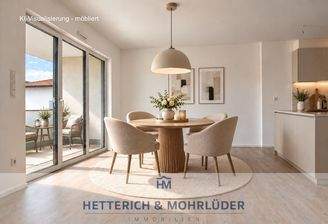 Esszimmerbereich - KI-Visualisierung - möbliert