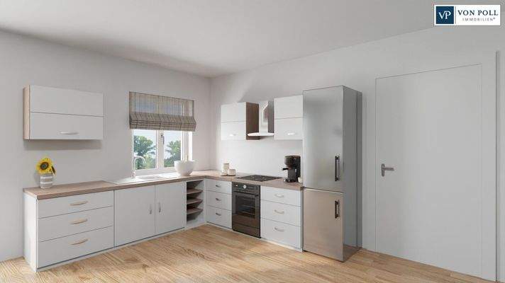 Ansicht Wohnen / Essen / Kochen