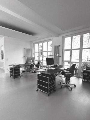 Büroraum mit 2 Arbeitsplätzen