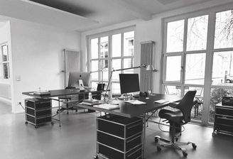 Büroraum mit 2 Arbeitsplätzen