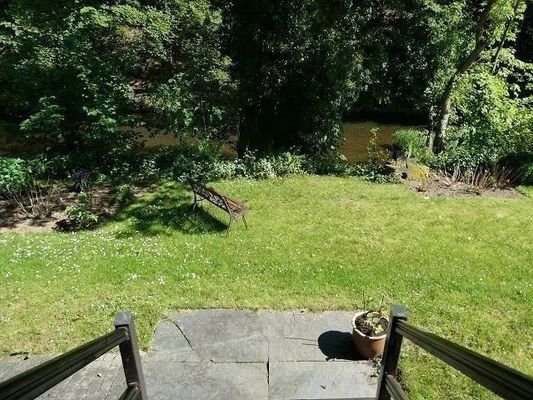 Gartenzugang aus Wohnzimmer