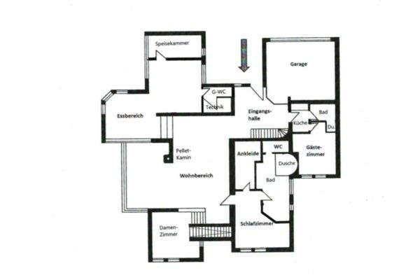 Grundrisse Skizze EG