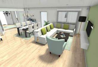 großzügiger Wohn- / Essbereich