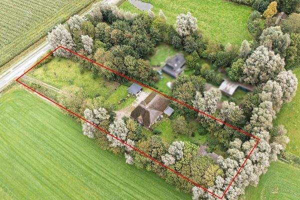 Reetdachhaus nahe der Nordsee