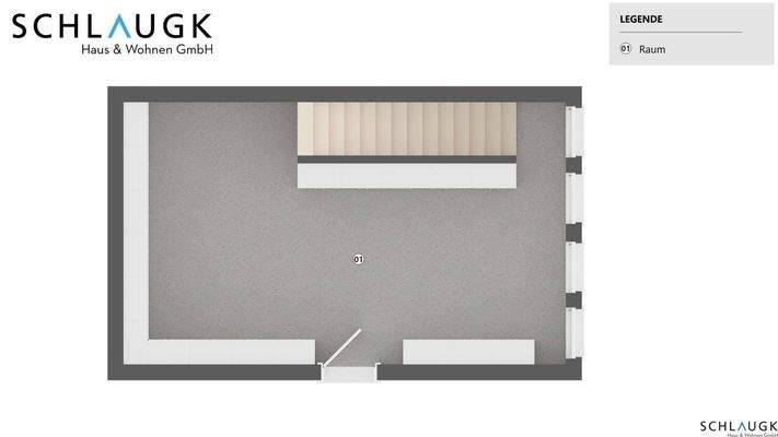 Grundriß Lagerraum Keller