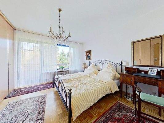 Schlafzimmer Gartenseite