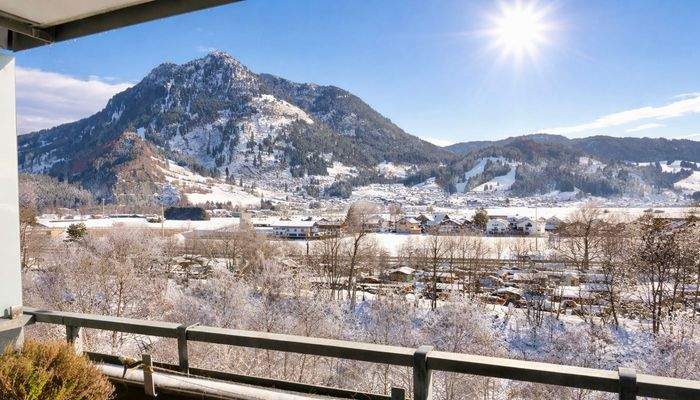 Blick vom Ostbalkon zum Grünten