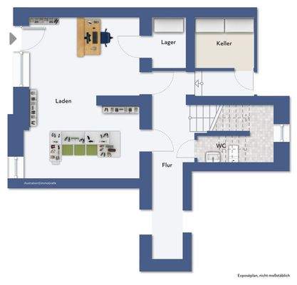 6987 Grundriss Laden