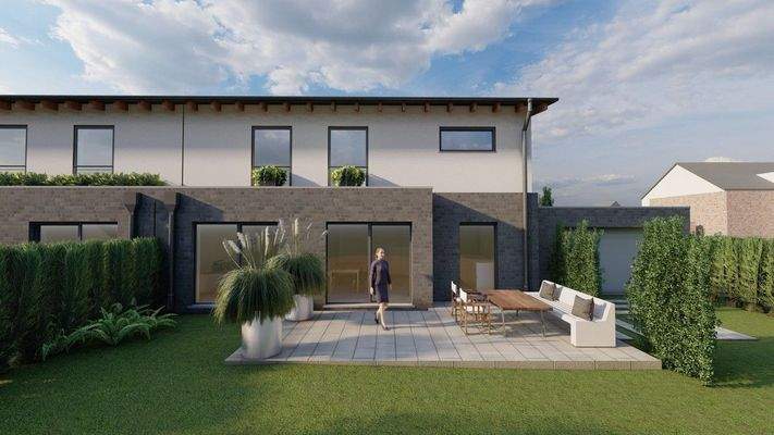 Rückansicht DHH links (Visualisierung)