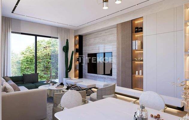 Houses in Complex Close to Forest in Antalya Duzlercami