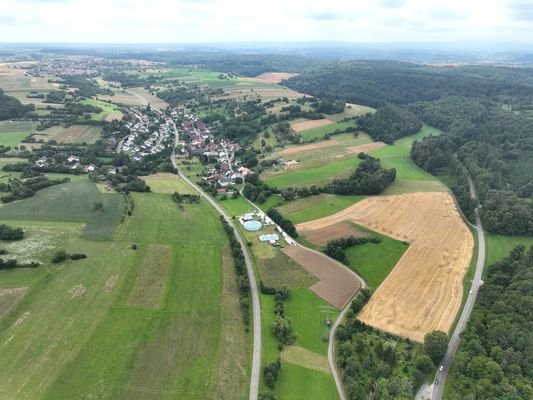 Luftaufnahme - Blick Richtung Süd-Westen