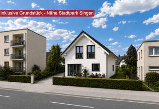 KI erstellte Visualisierung - EFH inkl. Grundstück 