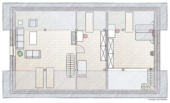 Dachgeschoss Grundriss