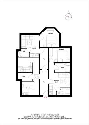Souterrain mit Beispielmöblierung