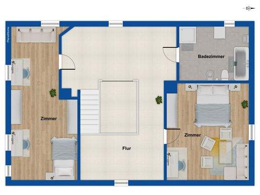 Grundriss Obergeschoss