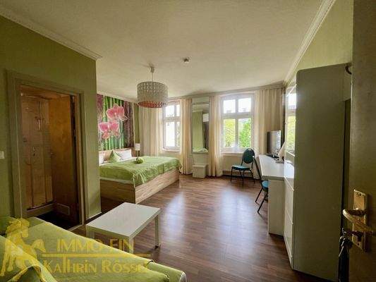 Blick in ein Gästezimmer