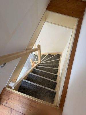 Treppe ins Dachgeschoss