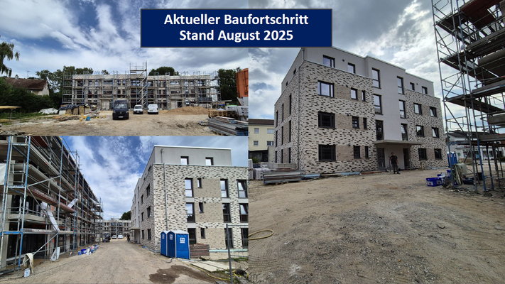 Baufortschritt August