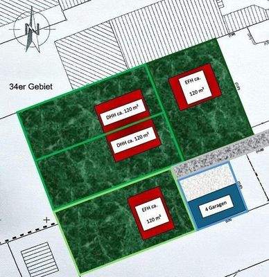 Grundstücksteilung geplant