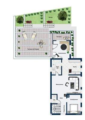 Grundriss Obergeschoss