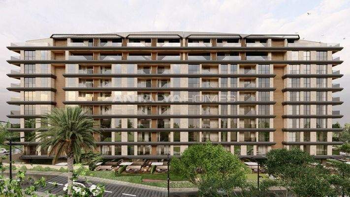 Flats in a Luxury Project 200 m from the Sea in Antalya Lara