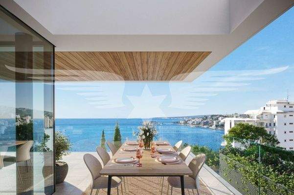 Terrasse Etagenwohnung