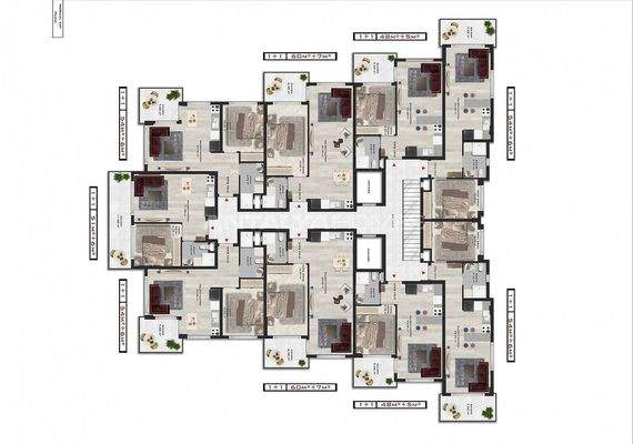 Luxury Apartments with Unique View in Alanya Kargicak