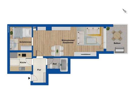 Grundriss Dachgeschoss