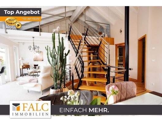 Wohn -Essbereich und Empore 