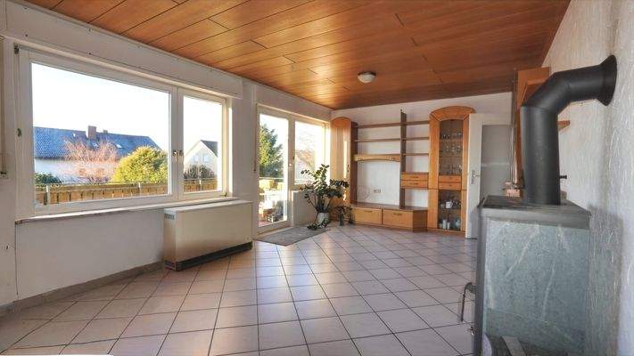 Wohn-Esszimmer der Erdgeschosswohnung