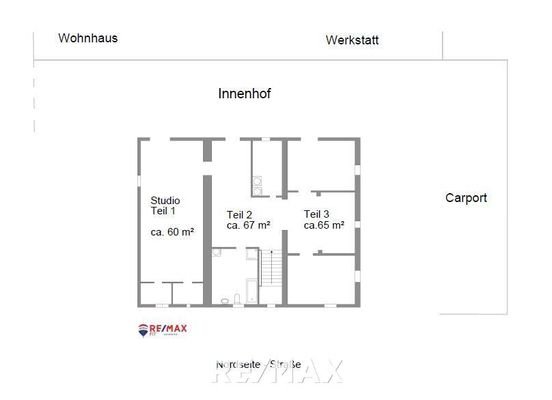 Planskizze Nebengebäude