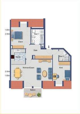 Dachgeschoss = 3. OG