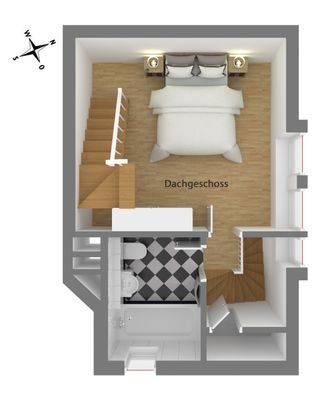 Grundriss Dachgeschoss