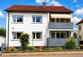 Blick aufs Haus