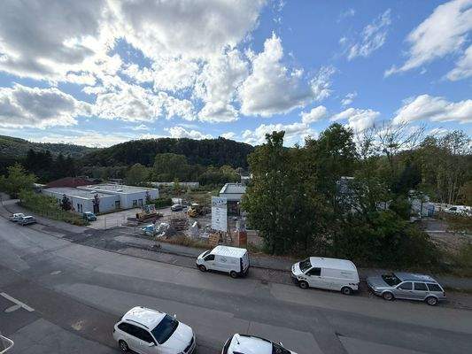 Blick auf dem Fenster 