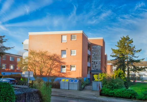 Eingangsansicht des Hauses