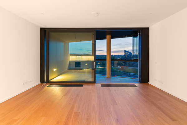 Blick auf die Loggia