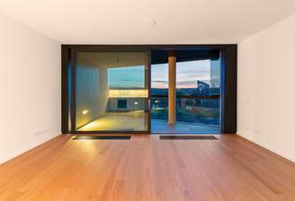 Blick auf die Loggia