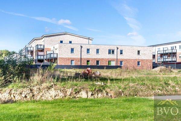 Ostansicht des Baugrundstücks