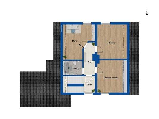 Grundriss Dachgeschoss